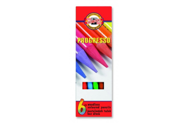 Koh-I-Noor Progresso - Rozbudź kreatywność z 6 kredkami bezdrzewnymi! 