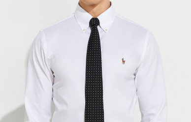 Jedwabny krawat w kropki Polo Ralph Lauren - Teraz w promocji!
