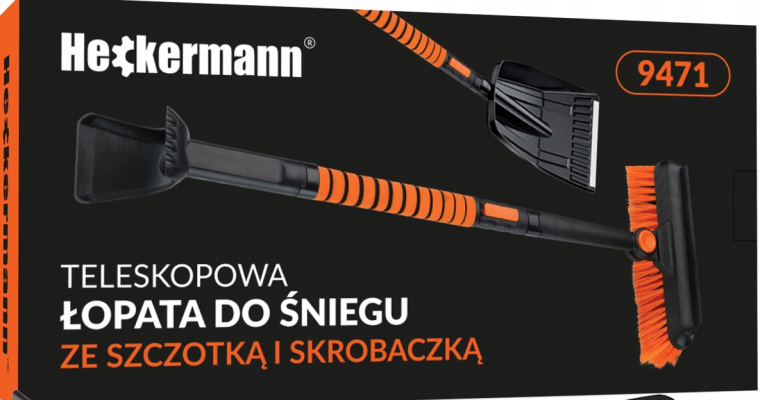 Skrobaczka teleskopowa do odśnieżania szyby auta w promocji!