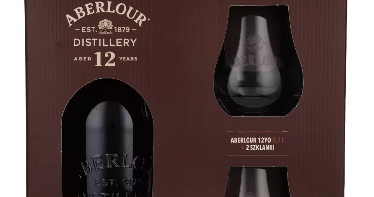 ABERLOUR 12Y DOUBLE CASK 40% 0,7L + SZKLANKI