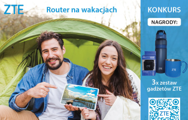 Konkurs na Facebooku z ZTE Device - Router na wakacjach