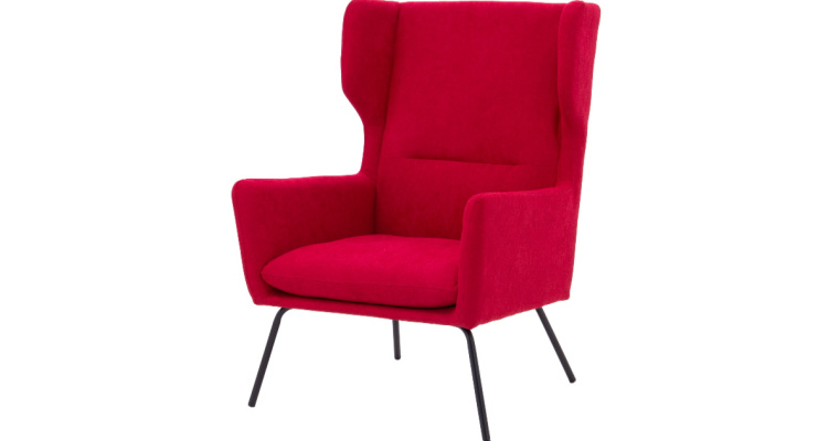 Promocja! Fotel GAMMA czerwony - Must-have w Twoim domu!