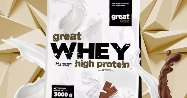 Najlepsza oferta! Great Whey High Protein 3kg - Potężne źródło białka!