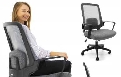 Promocja Ergonomiczny Fotel Biurowy Krzesło obrotowe AMO-70