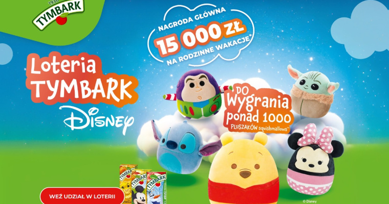 Weź Udział w Loterii Tymbark Disney i Wygraj!