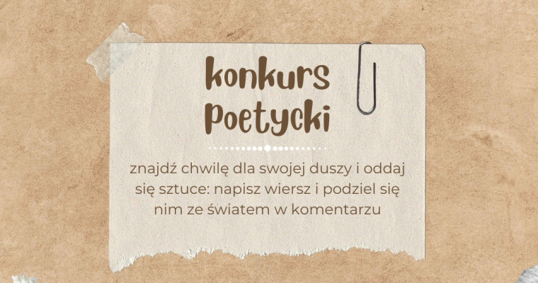 Wyraź emocje w poezji - konkurs \
