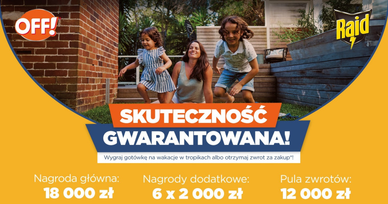 Tropiki z OFF! i Raid: Konkurs! Wygraj wakacje bez komarów! 