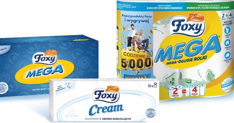 Kup dowolny produkt Foxy i wygraj codziennie 5000 zł plus vouchery! 