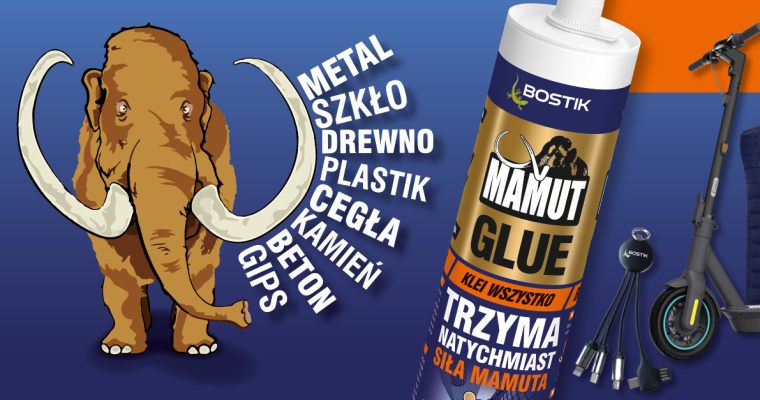 Loteria Kupuj Bostik Mamut Glue i graj o atrakcyjne nagrody