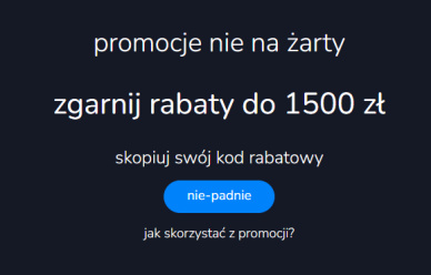 Black week w xkom, rabaty do 1500zł