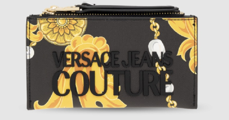 Czarno-żółty portfel Versace Jeans Couture w promocji!