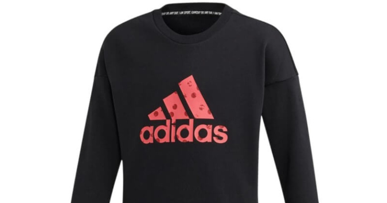 Bluza dziewczęca Adidas w obniżonej cenie -33%