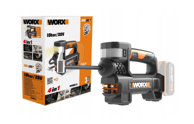 Kompresor WORX WX092.9: 4 funkcje w 1 urządzeniu! Promocja!