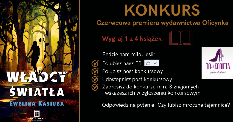 Konkurs - Czerwcowa premiera wydawnictwa Oficynka