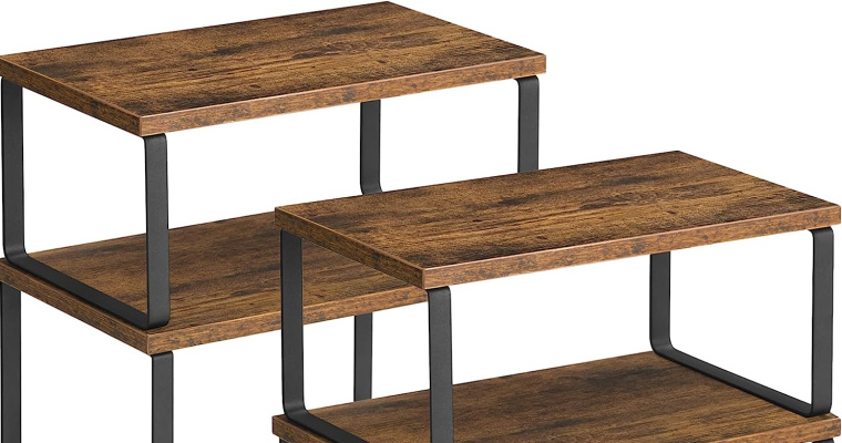 SONGMICS KCS021X01 Zestaw 4 półek kuchennych - tylko 64,99zł