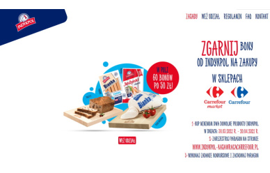 Konkurs Indykpol w sieci Carrefour
