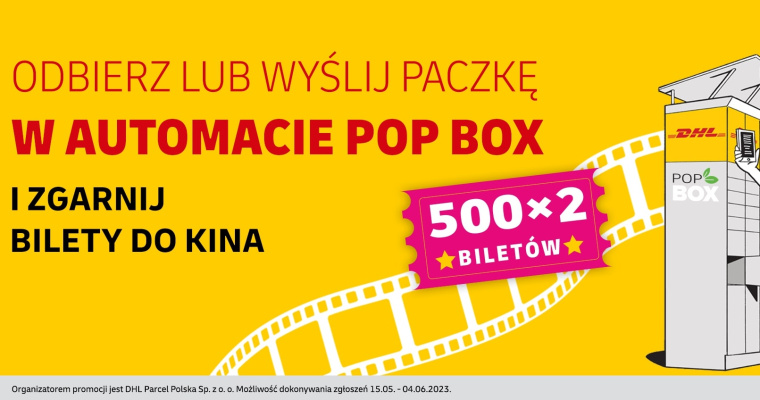 Konkurs DHL - Z paczką do kina