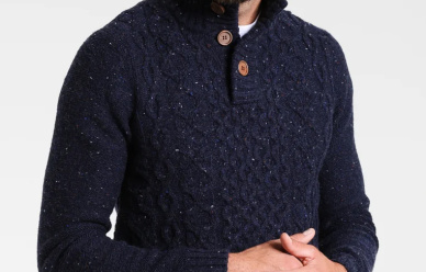 Sweter Pier One Mottled Dark Blue - 36% zniżki!