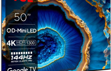 Telewizor TCL MiniLED 50C809 4K HDR 144Hz | PROMOCJA: Tylko 2980zł zamiast3299zł