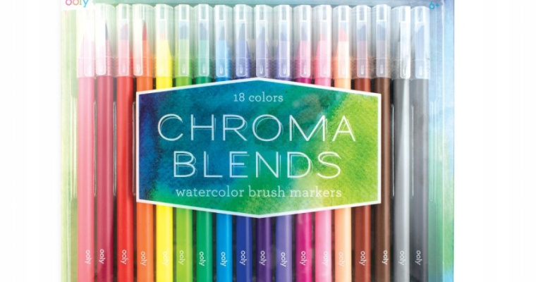 Flamastry Pędzelkowe Akwarelowe Chroma Blends 18szt. w promocji!