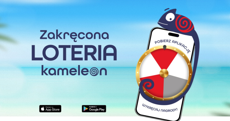 Zakręcona Loteria Kameleon - wygrywaj nagrody!