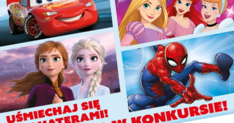 Konkurs z ulubionymi bohaterami Disneya i Marvela