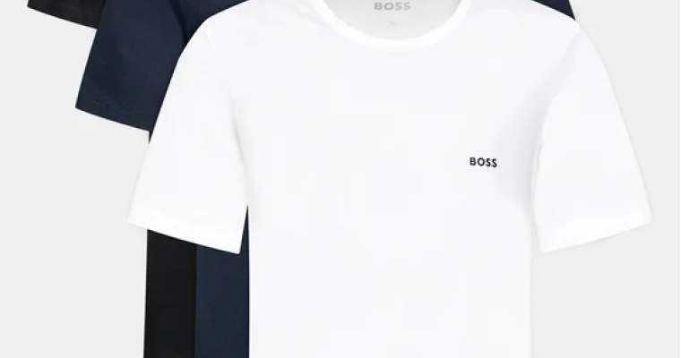 BOSS - Komplet 3 T-Shirtów w Kolorze - Tylko 140zł w Promocji na Modivo.pl!