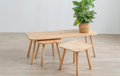 Zestaw stolików JATIL - Idealny dodatek do każdego salonu w promocji!
