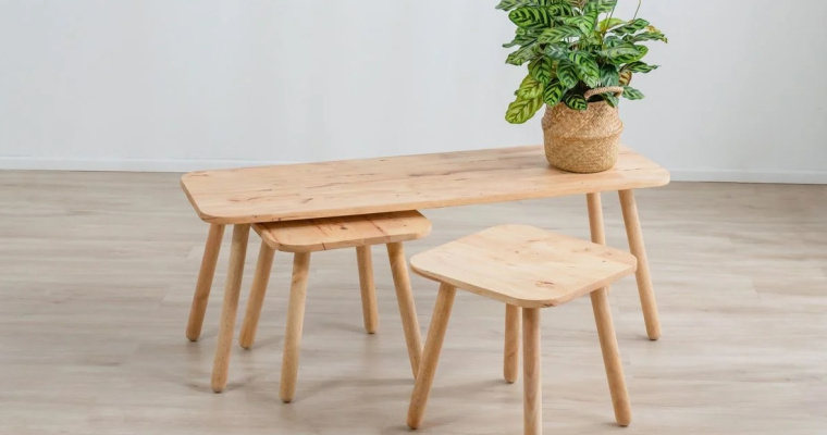 Zestaw stolików JATIL - Idealny dodatek do każdego salonu w promocji!