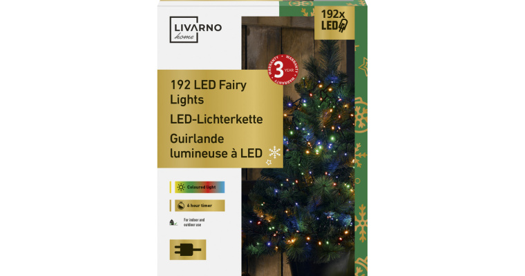 Lampki choinkowe 192 LED LIVARNO w promocyjnej cenie! 