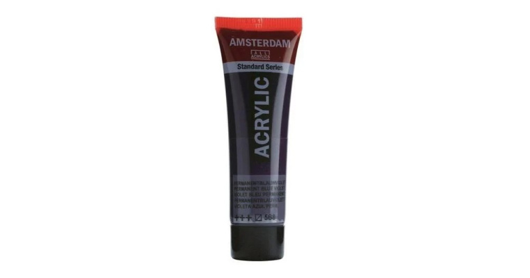 Farba akrylowa, 120ml, Fiolet transparentny, niebieski w promocji!