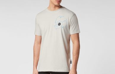 Stylowy t-shirt Philipp Plein: czaszka Dripping Skull w promocji!