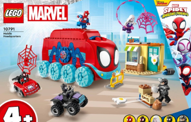 Zestaw LEGO Marvel Team Spider Mobile Centrala 187 części w promocji!