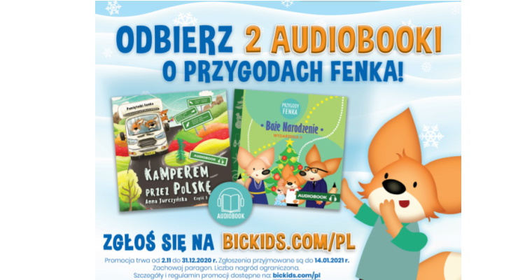 Promocja Audiobooki od BIC KIDS