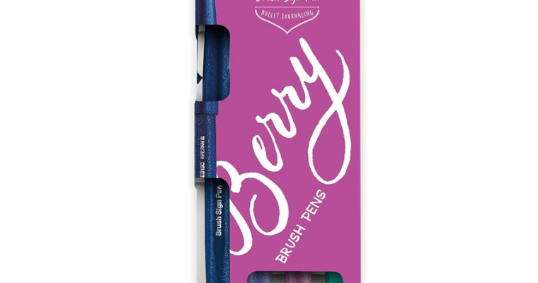 Flamaster przypominający pędzel, 4 sztuki Pentel w promocji!