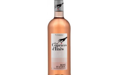 Wino różowe Les Caprices d'Ines Rose d'Anjou AOC 0,75l