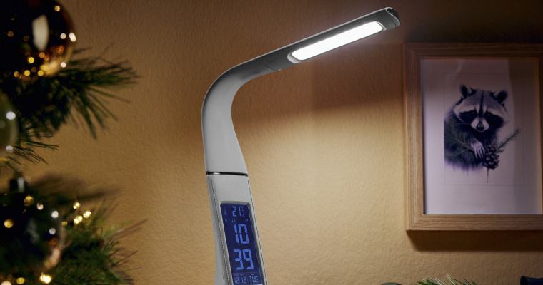 Lampa stołowa LED elastyczne ramię, 3,4W LIVARNO home w promocji!