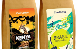 Kawa ziarnista Arabica CIAO COFEE Zestaw CIao Coffee KenYa-Brasil 2kg w promocji