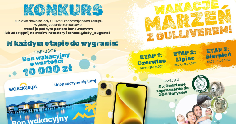 Konkurs Wakacje marzeń z Gulliverem