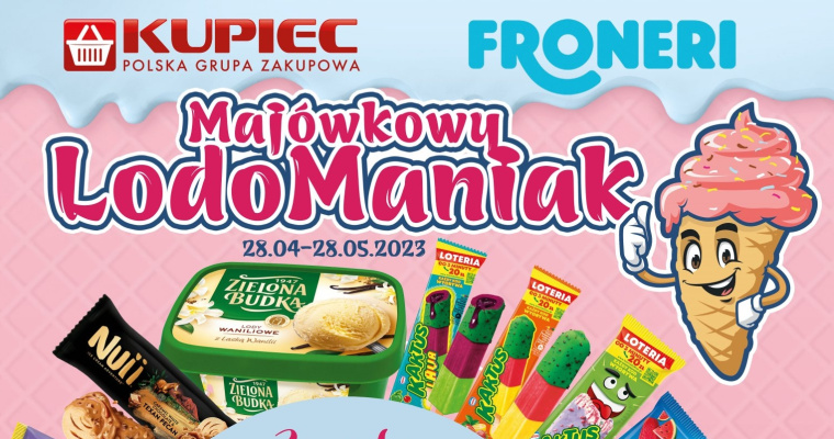 Majówkowy LodoManiak sklepy Kupiec