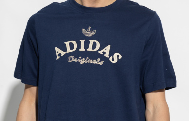 Granatowy męski t-shirt ADIDAS Originals 