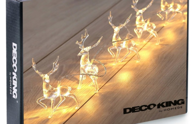 Lampki choinkowe DecoKing wewnątrz 1,65m do 10 lampek w promocji!