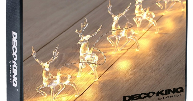 Lampki choinkowe DecoKing wewnątrz 1,65m do 10 lampek w promocji!