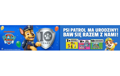 Konkurs - Urodzinowe życzenia dla Psiego Patrolu