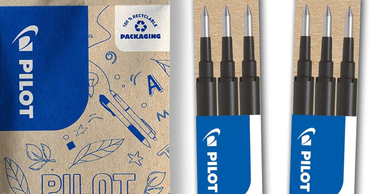 Pilot FriXion 0.7 wkład do pióra kulkowego, 6 sztuk kolor czarny w promocji!