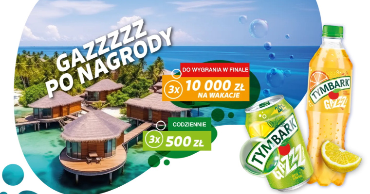 Loteria Tymbark: Gazzzz i wygrywaj kasę!