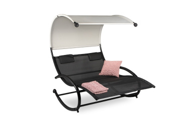 Promocja! Leżak bujany Rimini Garden Point - Idealny do ogrodu! 