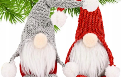 2x Skrzat, krasnal świąteczny 28cm w promocji!