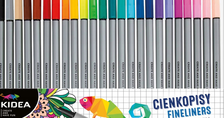 Cienkopisy Kidea 24szt. w promocyjnej cenie!