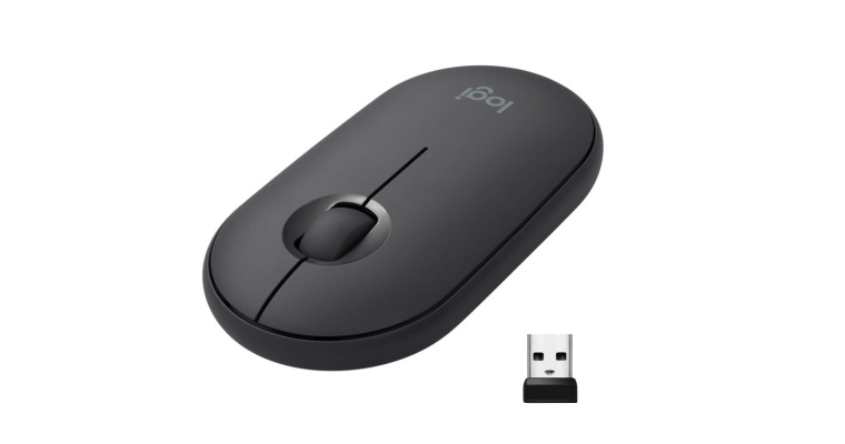Logitech Pebble Mysz bezprzewodowa szara w promocji